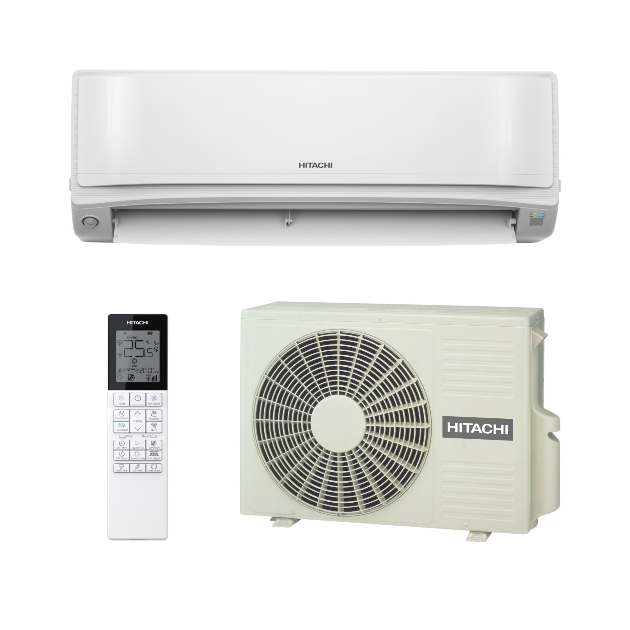 Hitachi airHome 600 3.5 kW - RAK-VJ35RHAE/RAC-VJ35WHAE R32 sa uključenom montažom*
